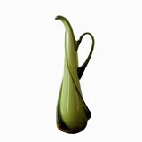 Vintage vase in green blown glass - Fratelli Betti Cristallerie - Empoli