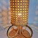 Paire de lampes de chevet bambou