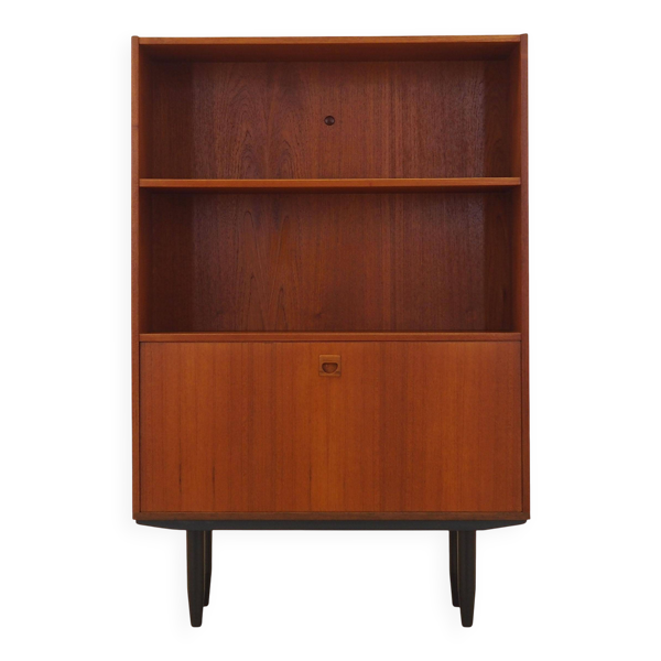 Bibliothèque en teck, design danois, années 1970, fabriquée au Danemark