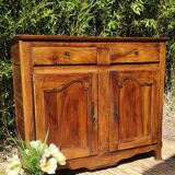 Large Louis XV country sideboard in walnut