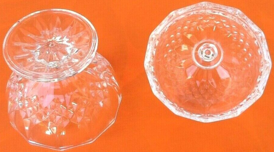 Crystal sugar bowl from Arques, Paris, 1970s