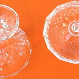 Drageoir sucrier cristal d' arques Paris années 1970