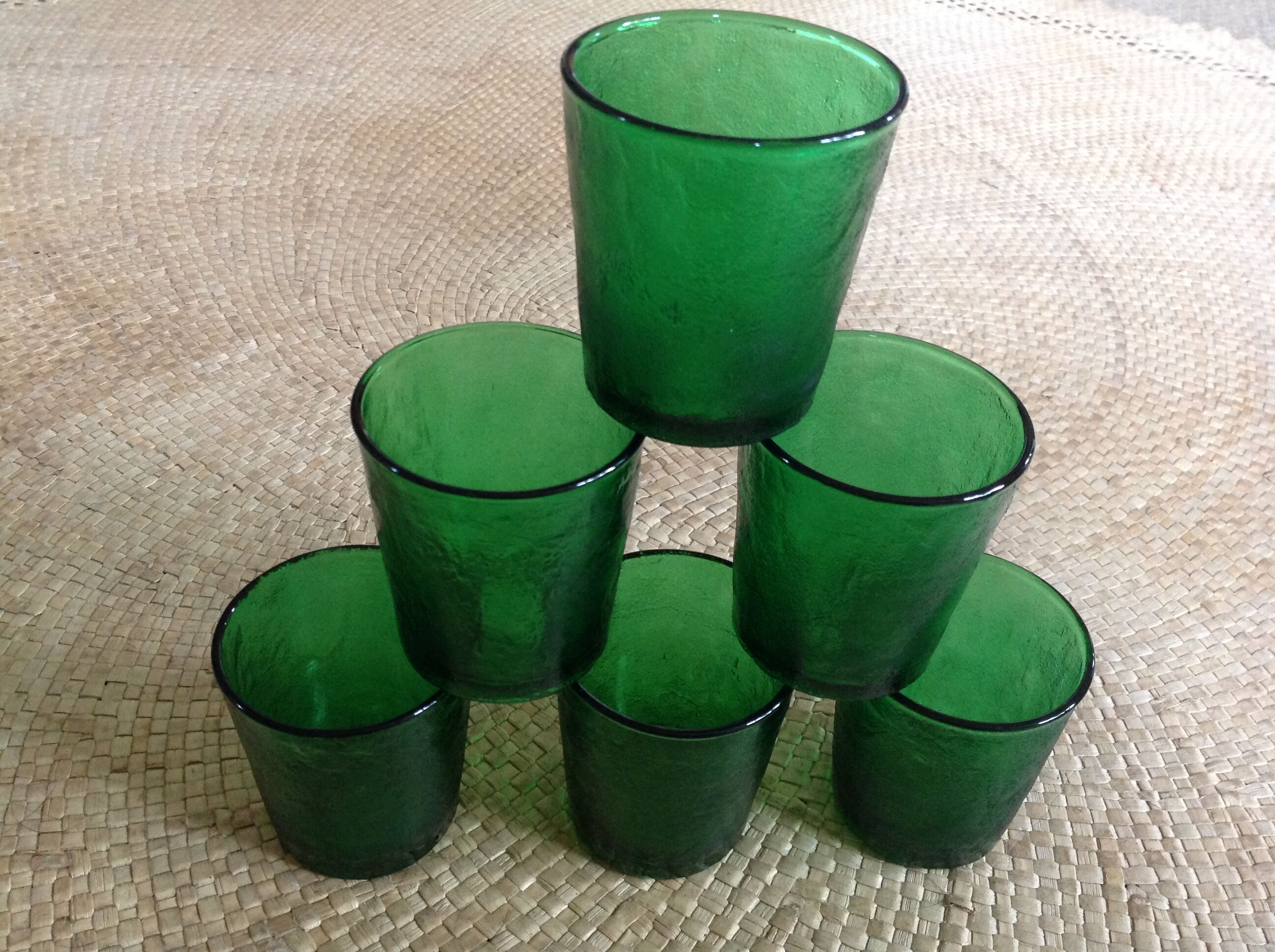 Série de 6 verres vintage