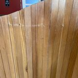 Baumann style wooden free-standing folding screen vintage 1950s