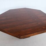 Octagonal dining ore conference table with drawers