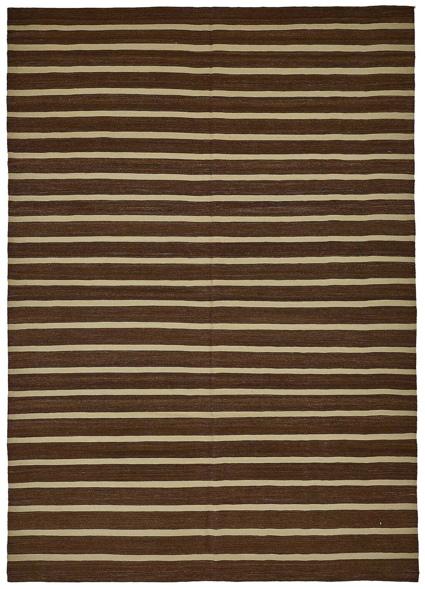 Kilim décoratif tribal contemporain 200 cm x 280 cm