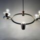 Art Deco chandelier attributed to Pietro Chiesa, 1940s, Italy.