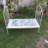Banquette fer forgé