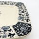 Gien earthenware dish "Terre de Fer", "Ibis" service, 1876