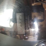 Bodum teapot with stainless steel aladdin lamp designer C. Jorgensen vintage Naoko