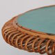 Table en rotin ronde