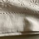 Spring cloth in linen canvas embroidered with daisies 1950