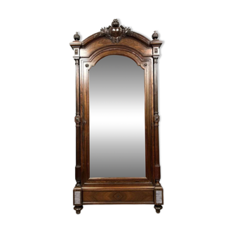 Armoire Parisienne style Louis XVI en acajou vers 1850