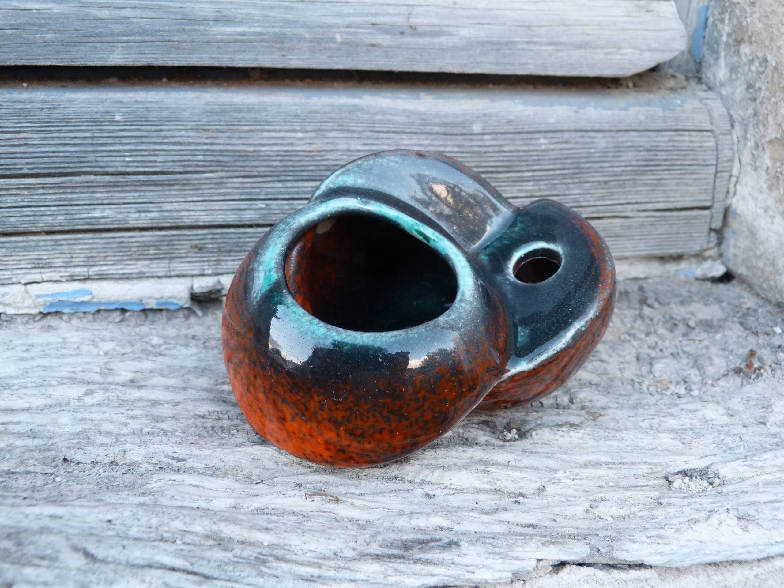 Small ceramic art object, pencil holder or other