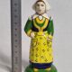 Quimper HB Henriot traditional style earthenware salt cellar 13.5 cm
