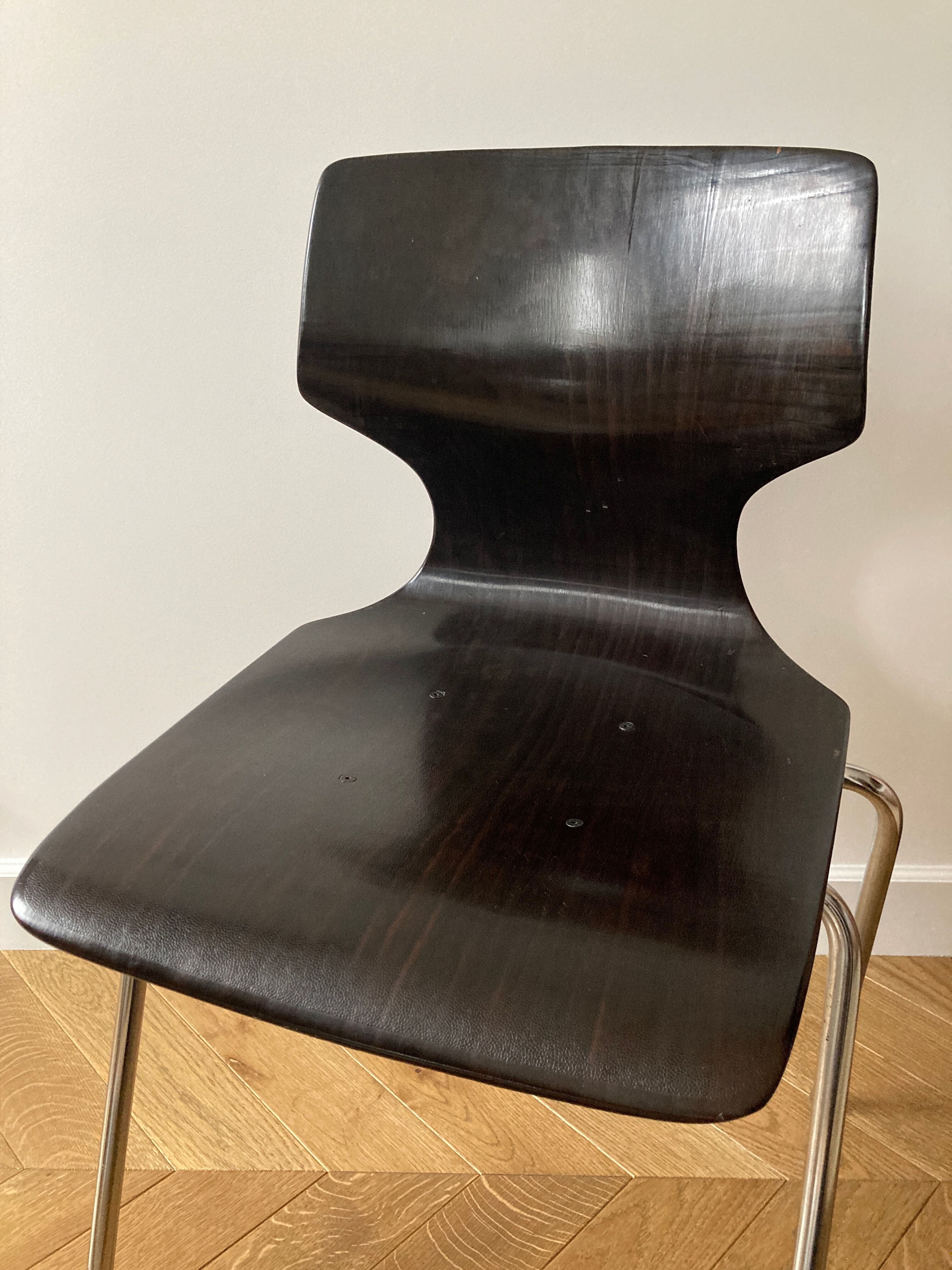 4 chaises Flötotto Pagwood vintage