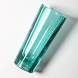 Mid-century Pressed Glass Vintage Vase by Miloš Filip  / 1963