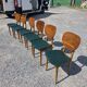 6 chaises scandinaves en chêne des années 60