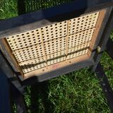 Suite of four folding chairs