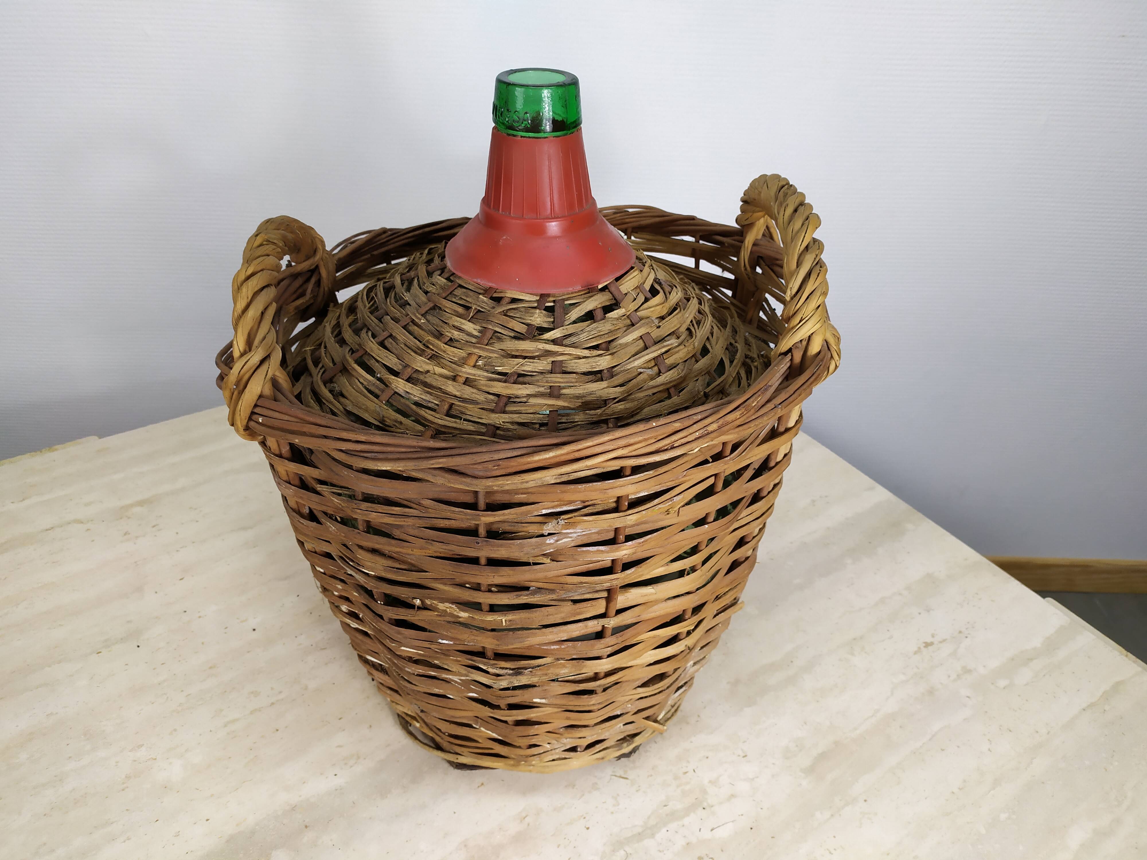 Dame jeanne osier 20 litres