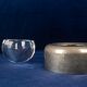 Joe Colombo Biglia Crystal and Metal Ashtray for Arnolfo di Cambio Italy 1970