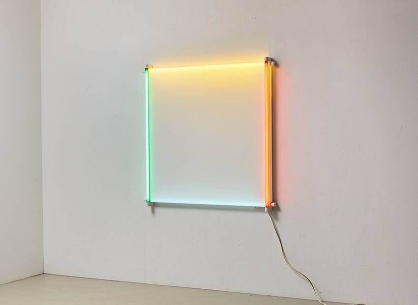 Aldo van den Nieuwelaar rare 'Outline' Light Object for Nila Lights 1983