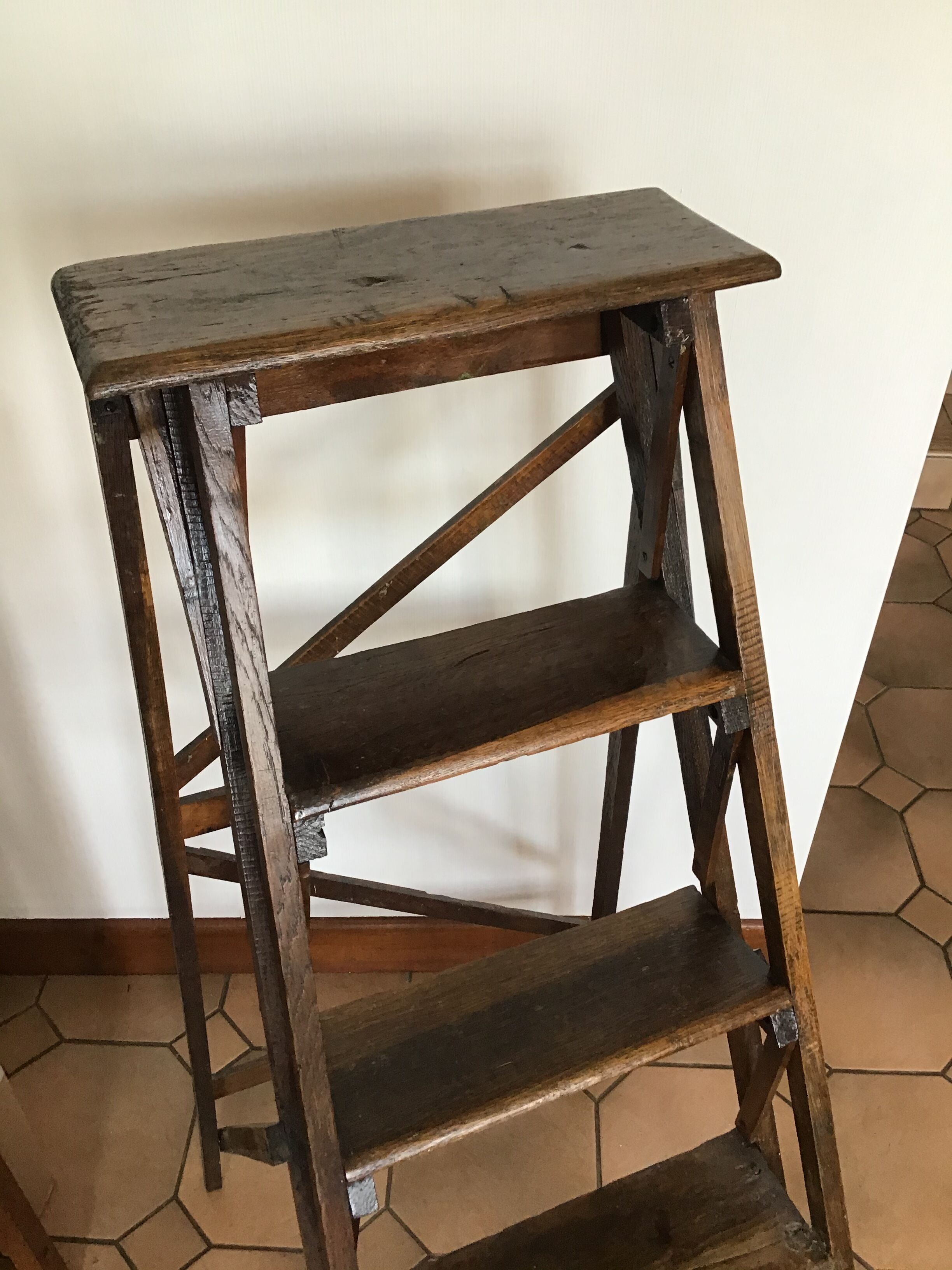 Old library stepladder