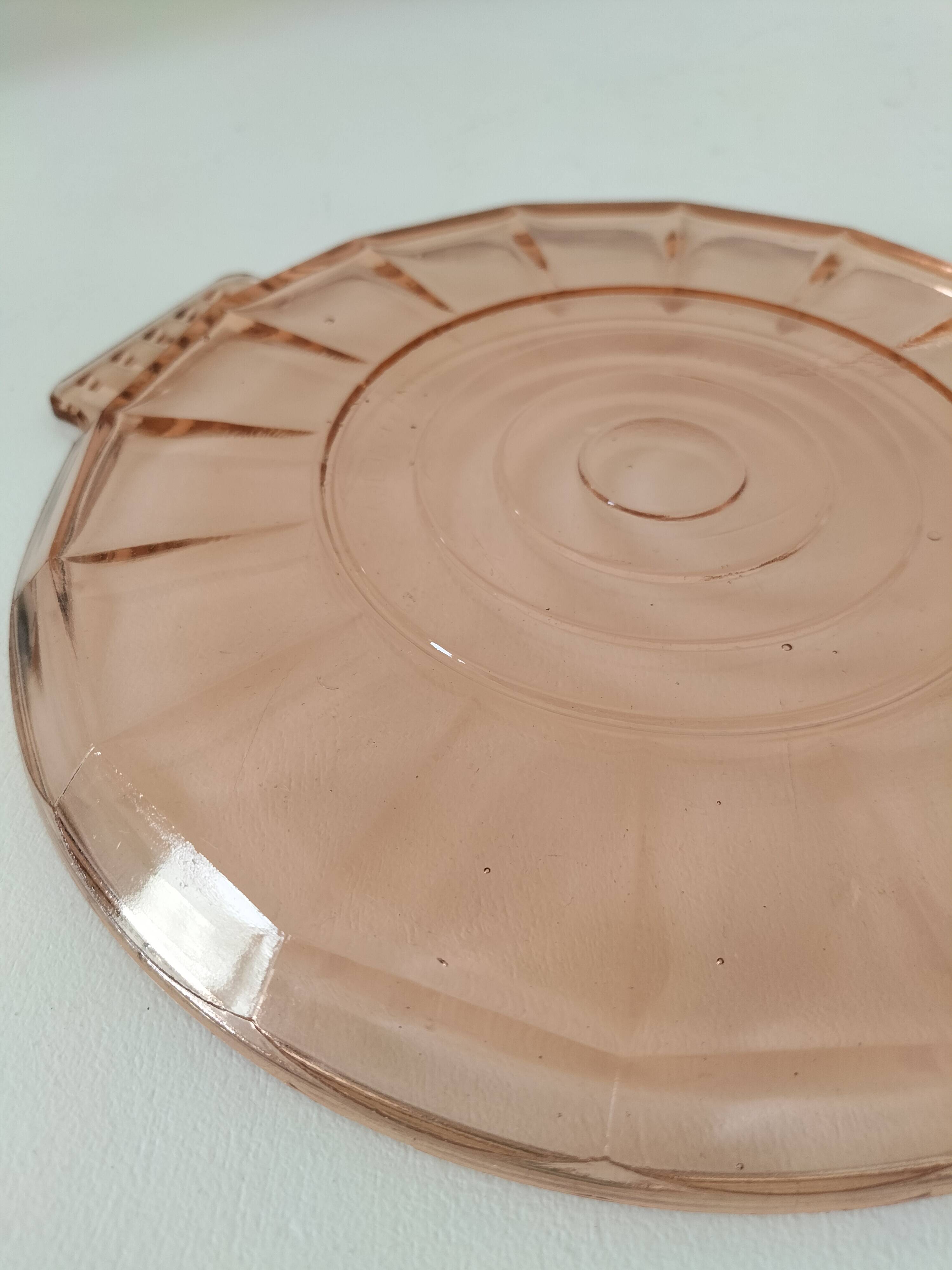 Pressed glass dish