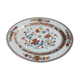 Oval dish in Limoges porcelain Bernardaud model Pondicherry