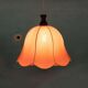 Suspension tulipe scandinave vintage rose