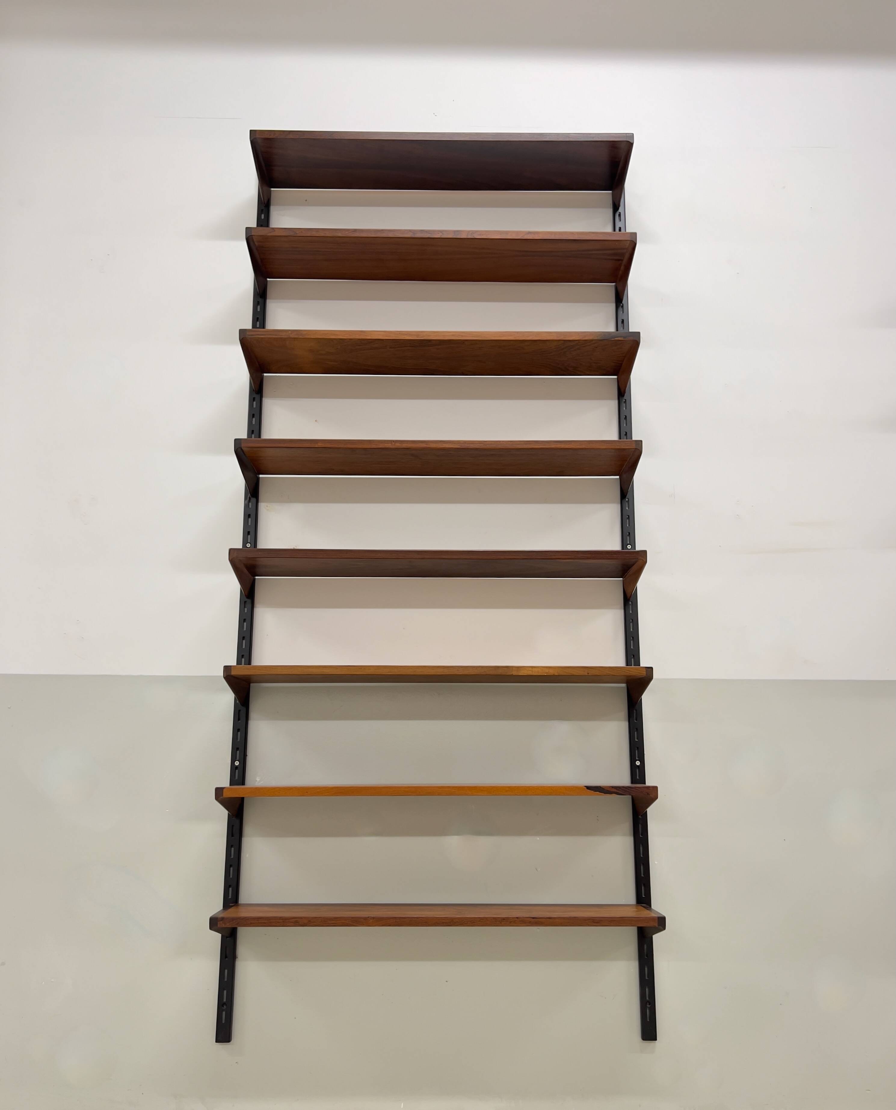 Kai Kristiansen Rosewood Shelving System, Felballes Møbler.