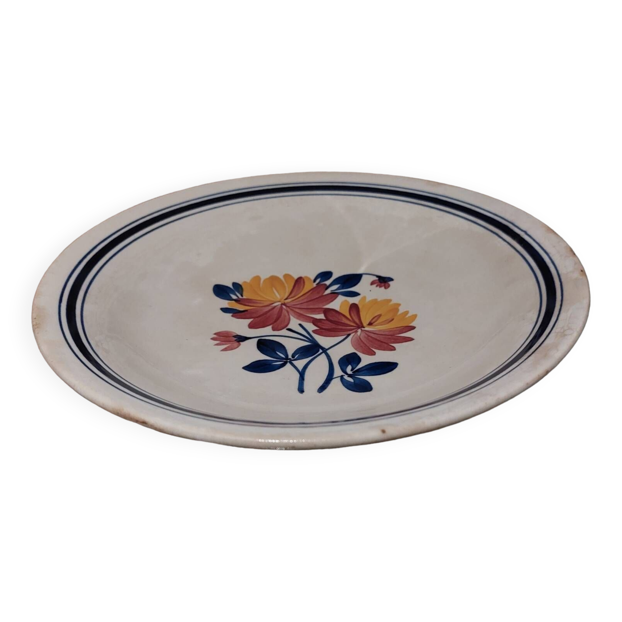 Gien earthenware compote bowl