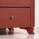 Commode ancienne en terre cuite rouge (vers 1920) #91