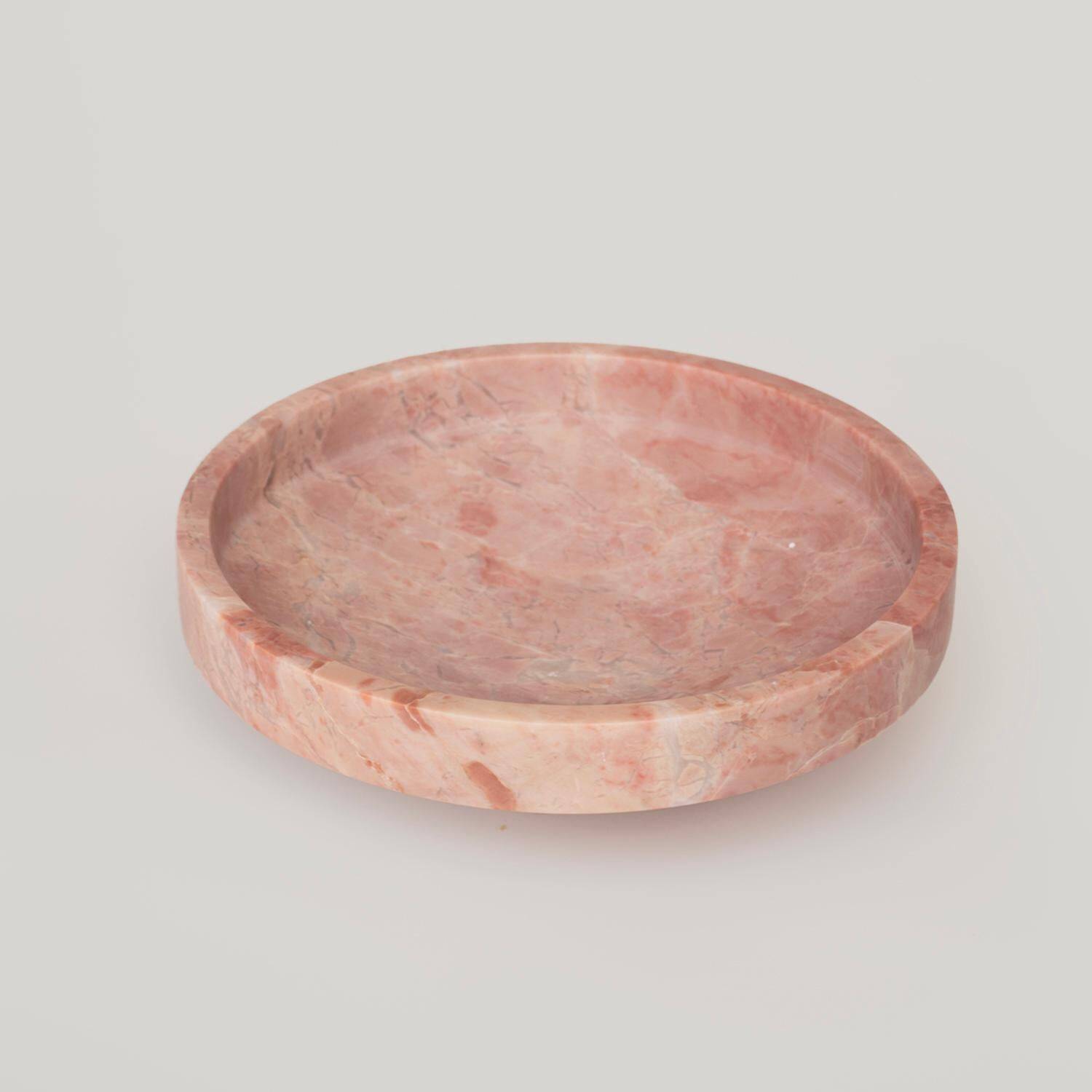 Pink marble bowl