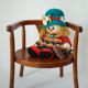 Chaise en bois enfant Baumann vintage