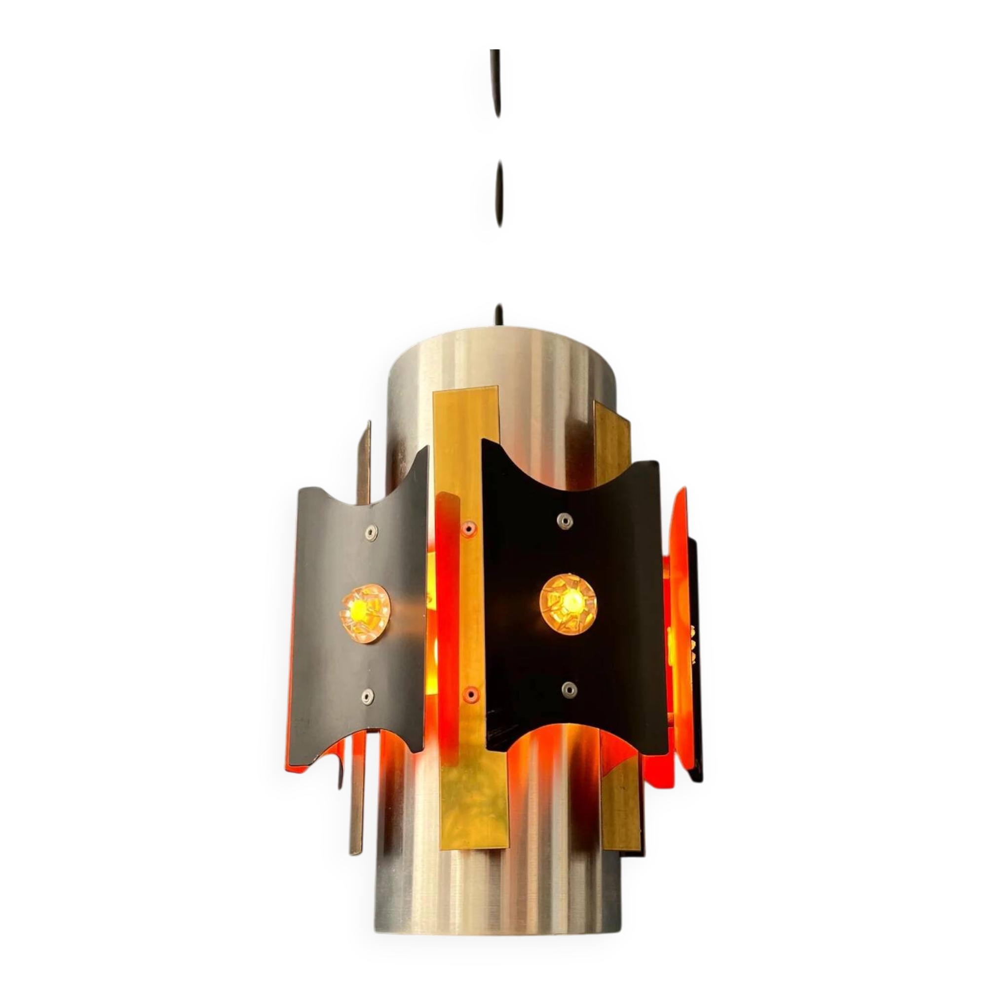 Vintage Lakro Amstelveen Space Age Pendant Lamp