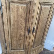 Oak corner unit