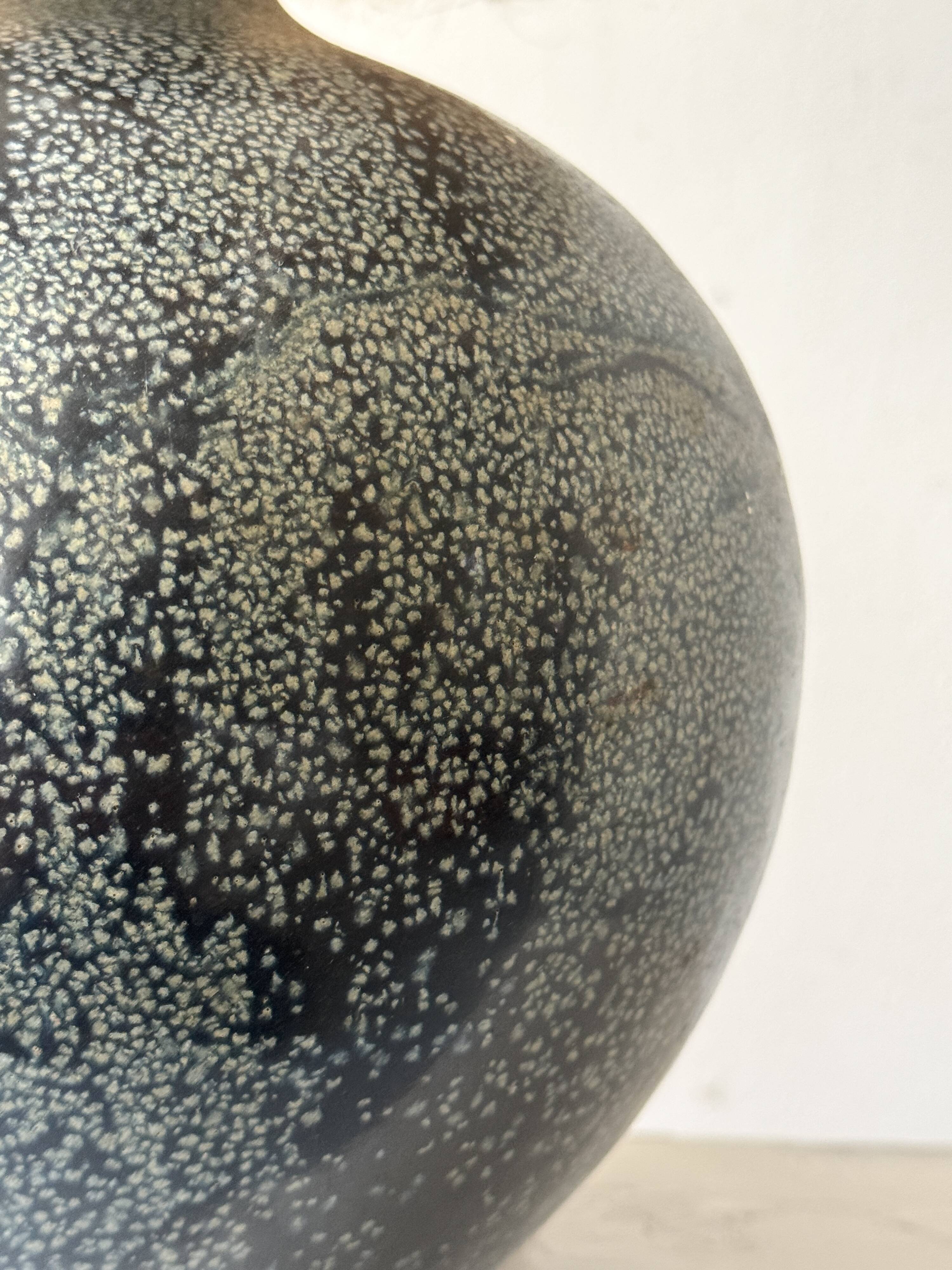 Table lamp in ceramic by Annie Maume and Robert Héraud, La Borne 1950.