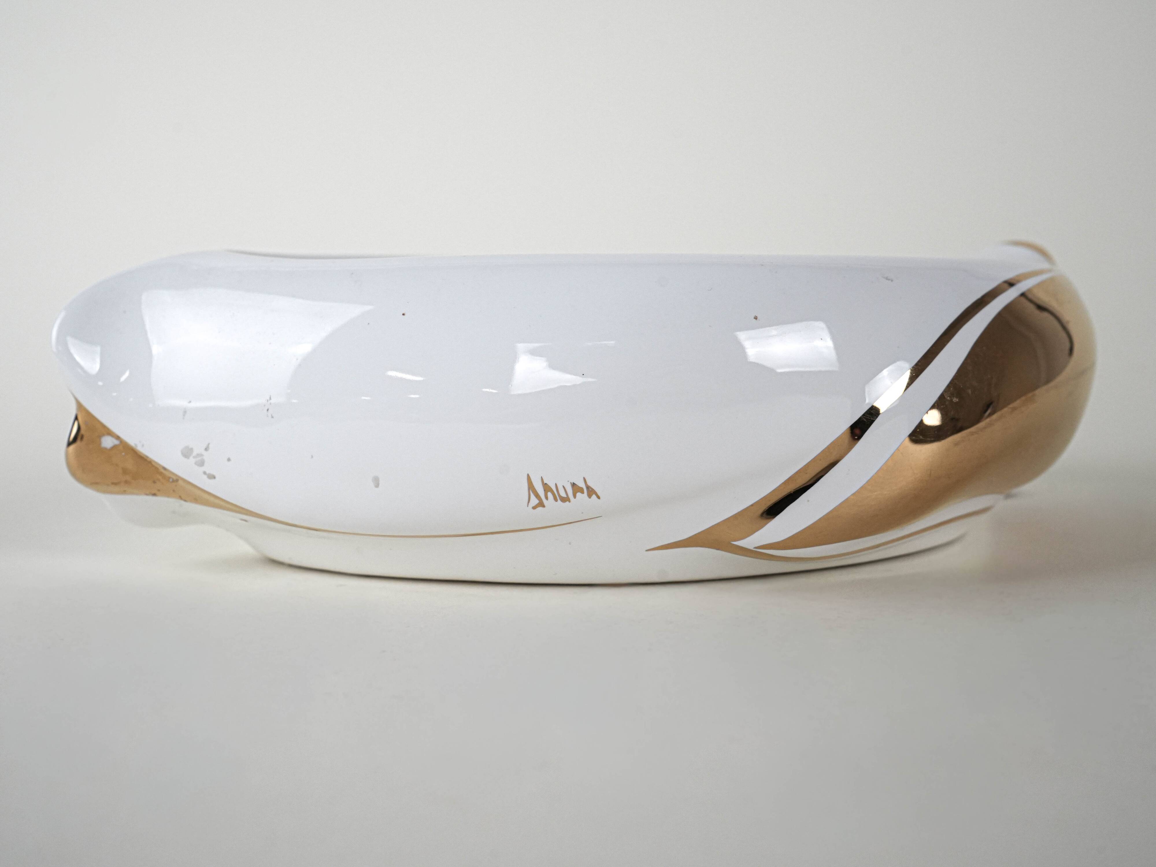 Porcelain platter, Italian design, 1970s, production: Italy