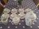 Vintage porcelain coffee service – Rose and gold decoration – 17 pieces
