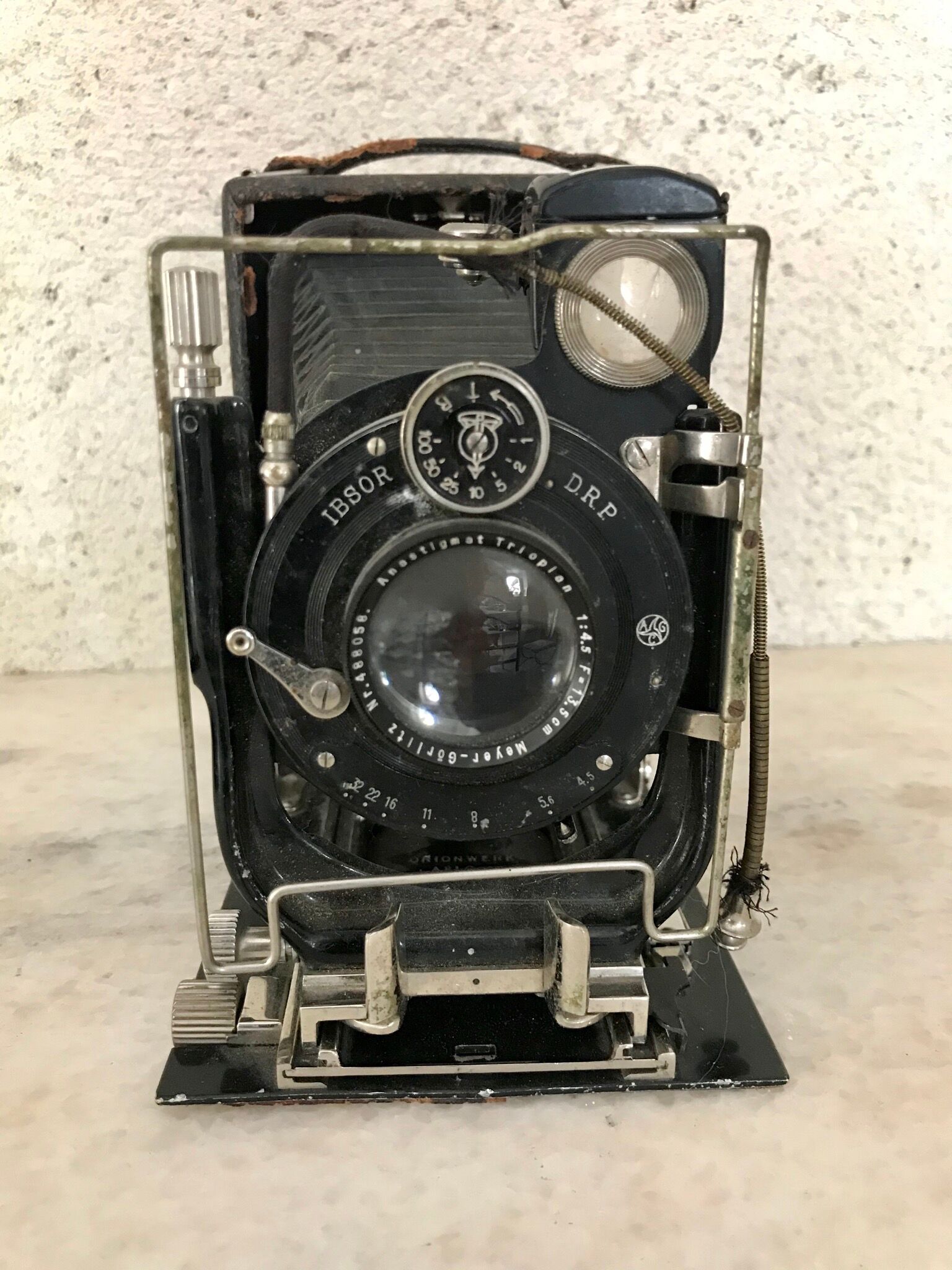 Old bellows camera