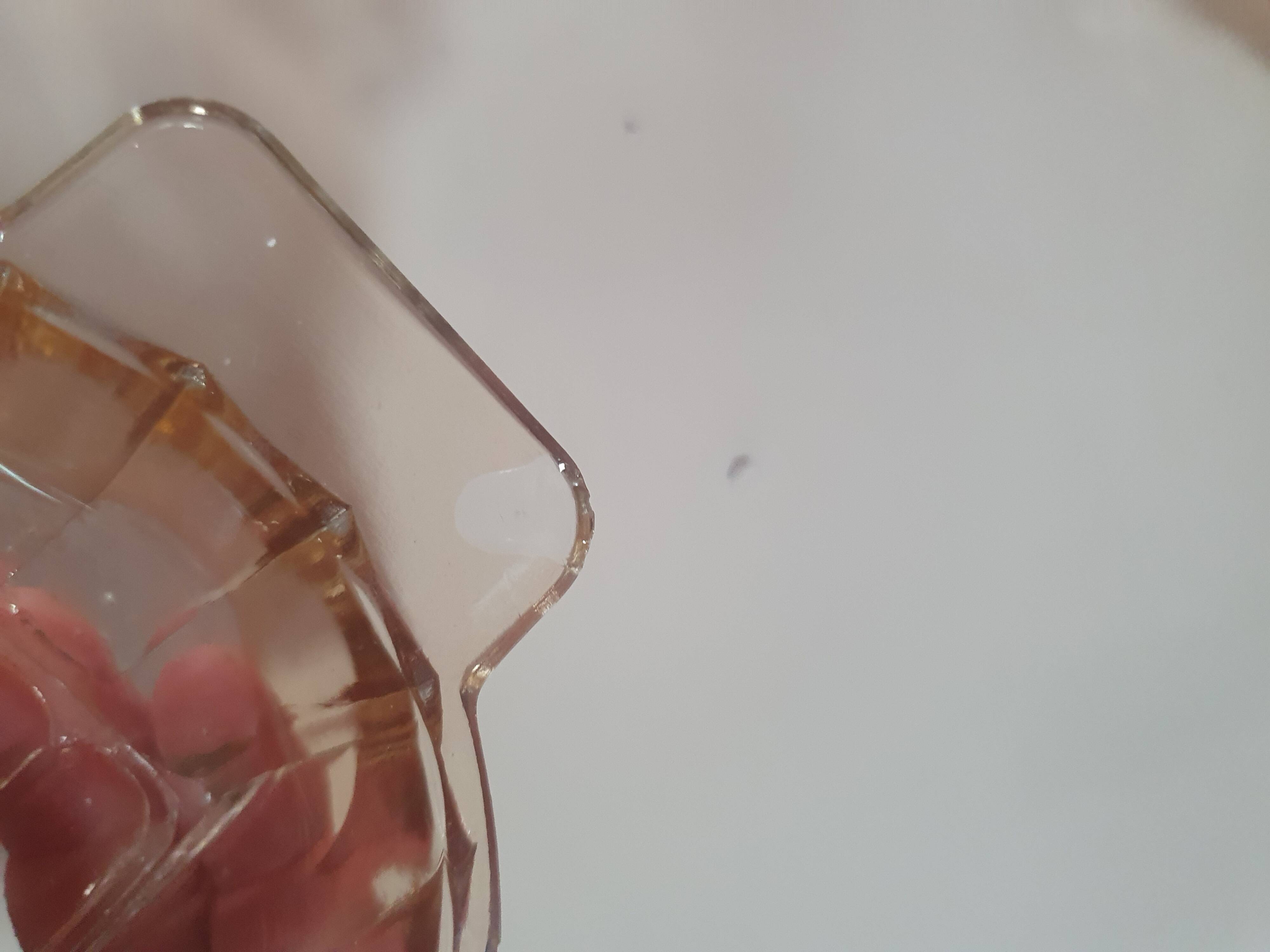 Set of 9 vintage amber glass bowl ramekins with handles