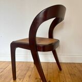 Baumann caned gondola chair