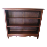 rare Bibus long / Bibliothéque /Meuble d'appoint - 3 niveaux - couleur chêne
