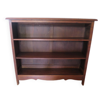 rare Long Bibus / Bookcase / Occasional furniture - 3 levels - oak color