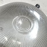 Cast window and holophane glass applied