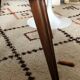 60s checkerboard coffee table