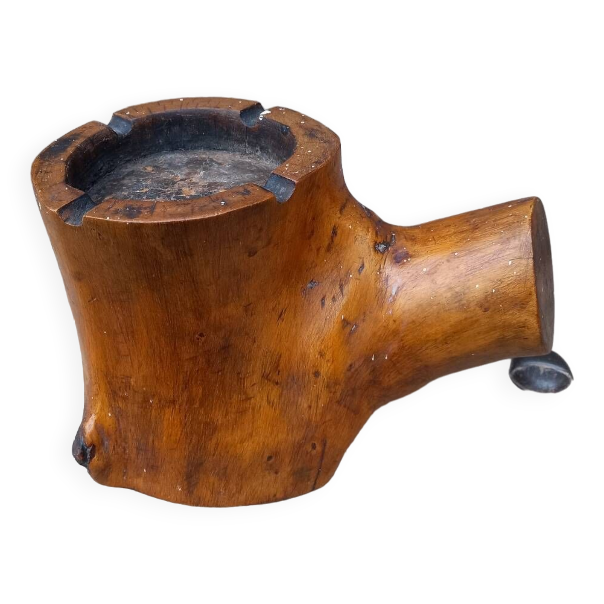 Vintage wooden ashtray