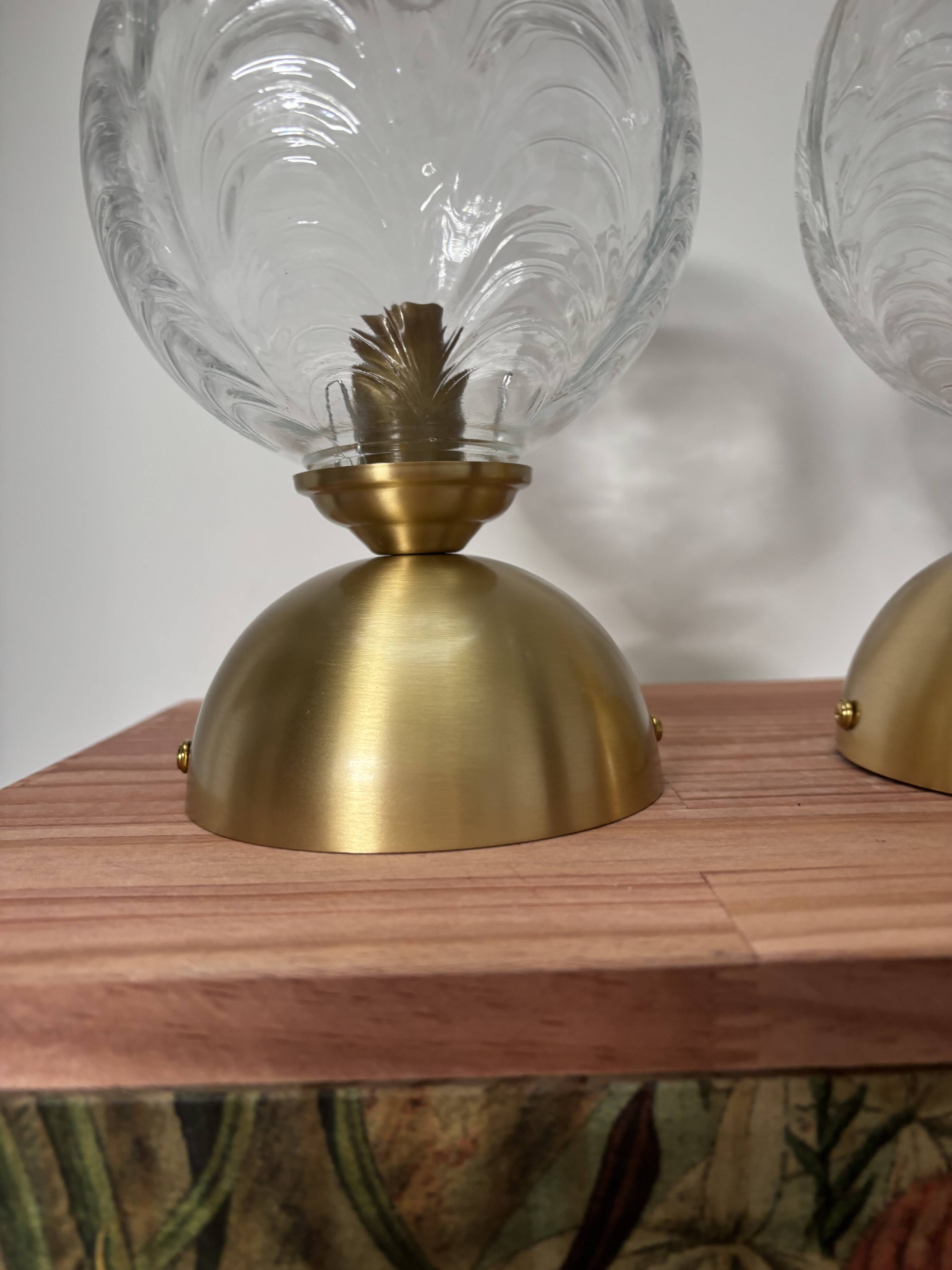 Pair of wall or ceiling lights - balls