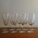 9 Bayel crystal champagne flutes signed, cut crystal.